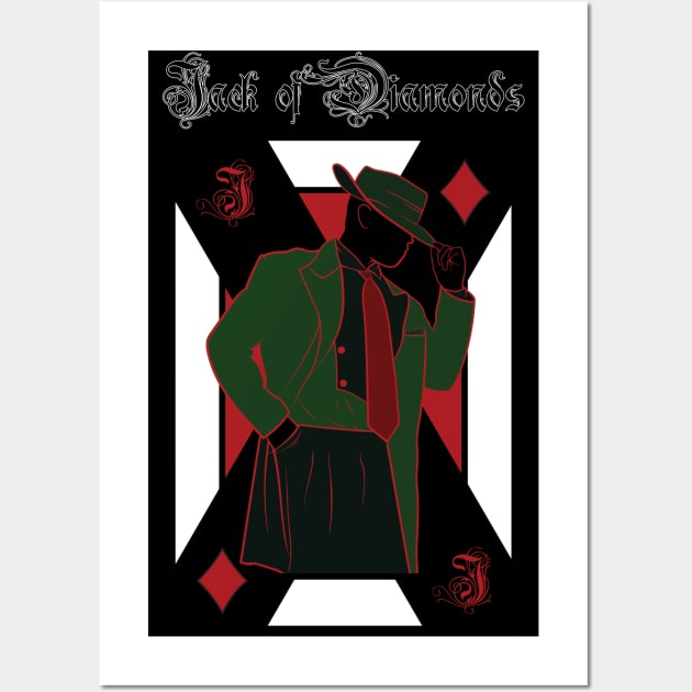 Jack of Diamonds Wall Art by ProxishDesigns